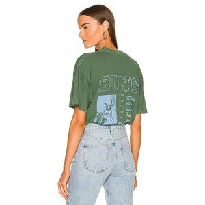 ANINE BING Ashton Bing Live Tee in Green